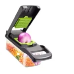 Hyri Top Seller Kitchen Utensils Manual Home and Kitchen Gadgets Commercial Vegetable Chopper 15 in 1 Plastic Pro Onion Chopper - Image 5